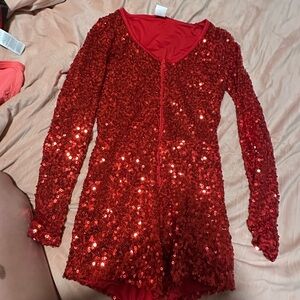 Sequin romper